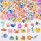 360 Pieces Ocean Sea Animal Foam Stickers Tropical Fish Sea Creature Stickers Adhesive Stickers for Kids for Arts Crafts Laptops Party Favors Decoration Home DIY Supplies